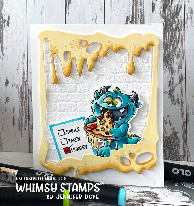 Hungry Monster - Digital Stamp - Whimsy Stamps