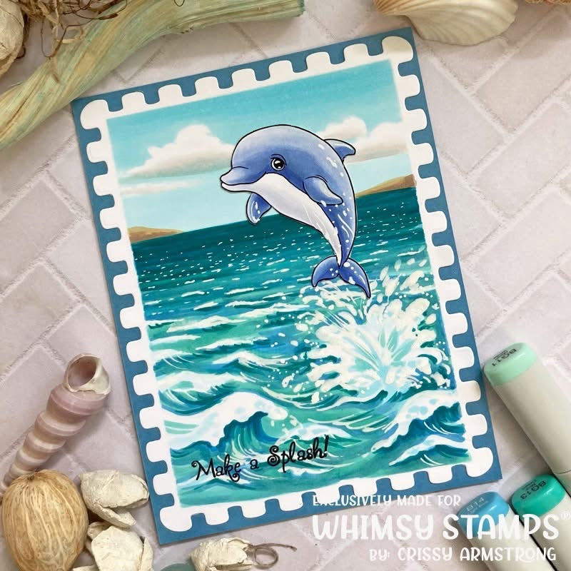 Ocean Friends Clear Stamps - Whimsy Stamps
