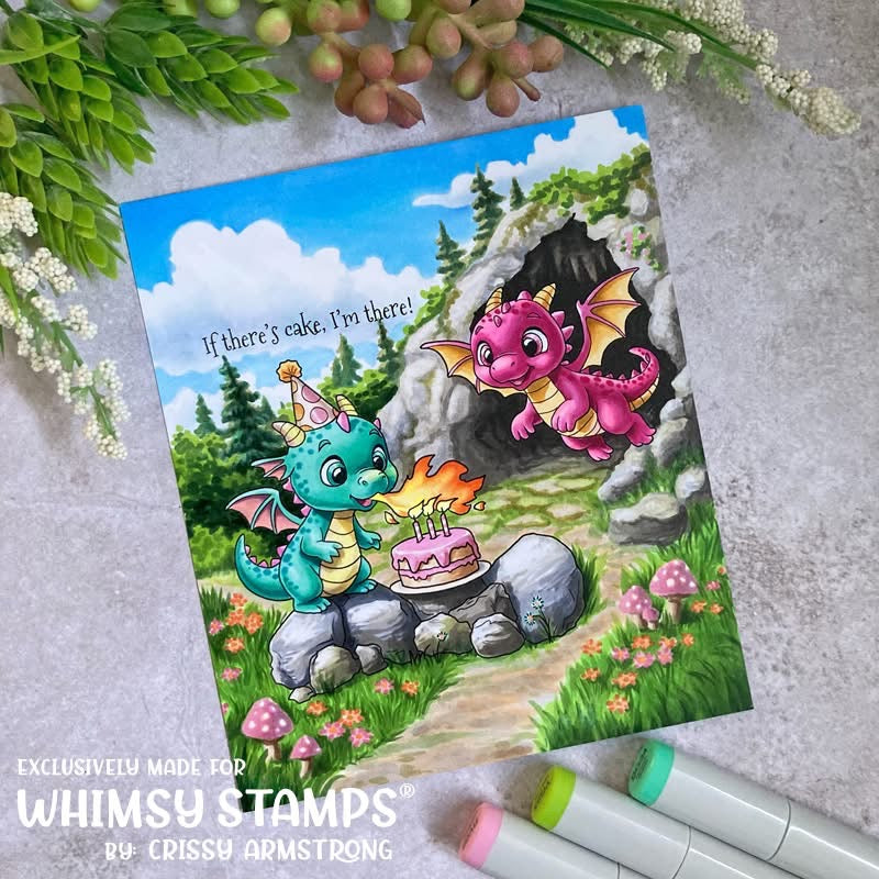 Dragon Birthdays Clear Stamps