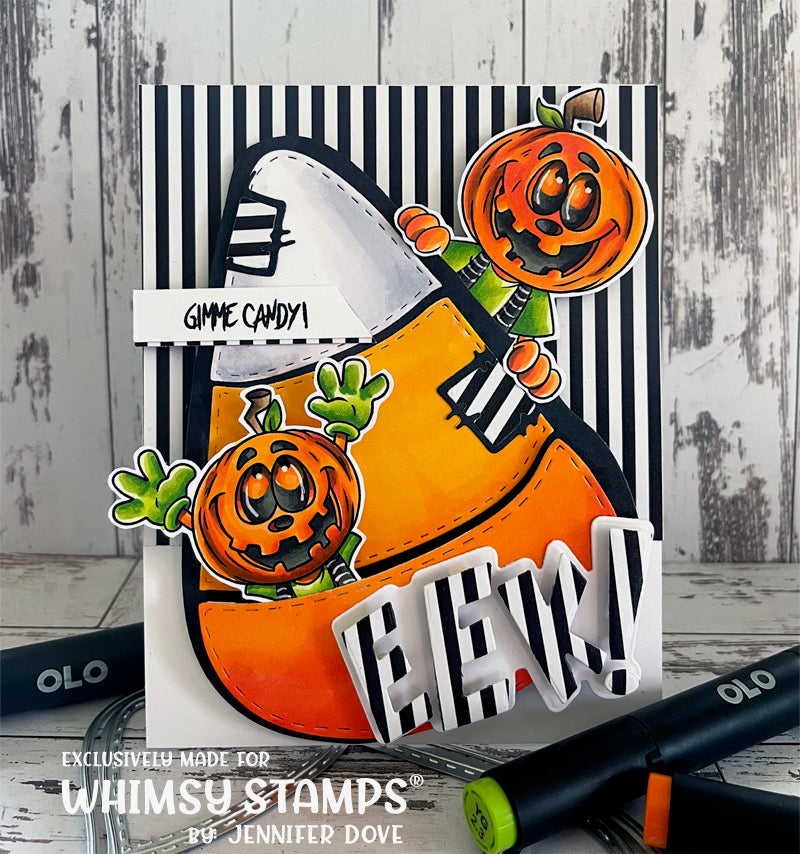 Peeking Pumpkins - Digital Stamp