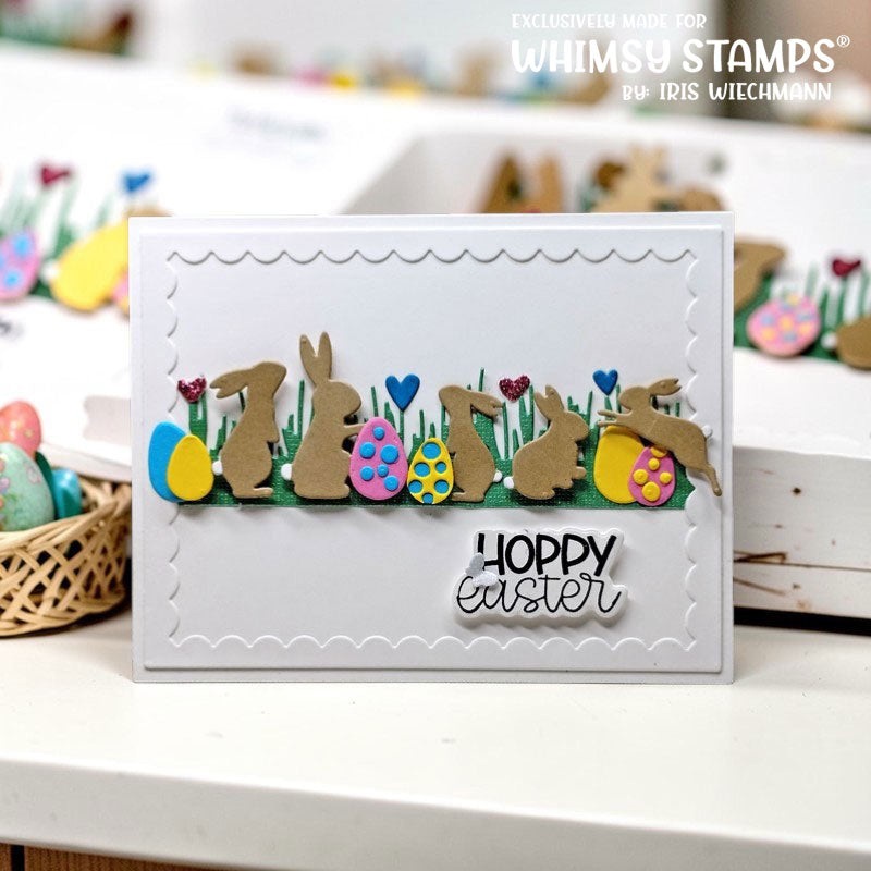 *NEW Bunny Silhouettes Die Set - Whimsy Stamps
