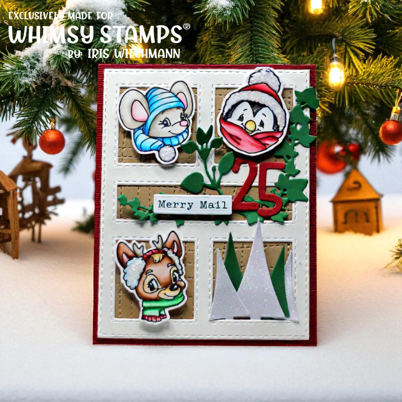 *NEW Christmas Portraits Clear Stamps - Whimsy Stamps
