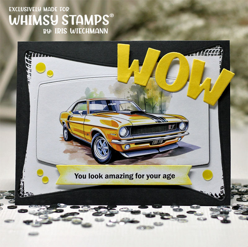 **NEW Retro Mod Die Set - Whimsy Stamps