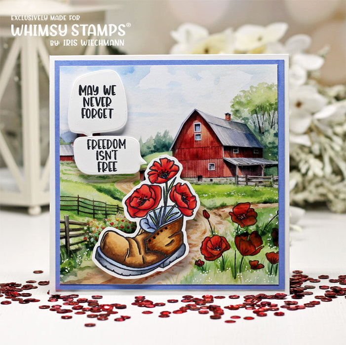 Poppy Remembrance Clear Stamps