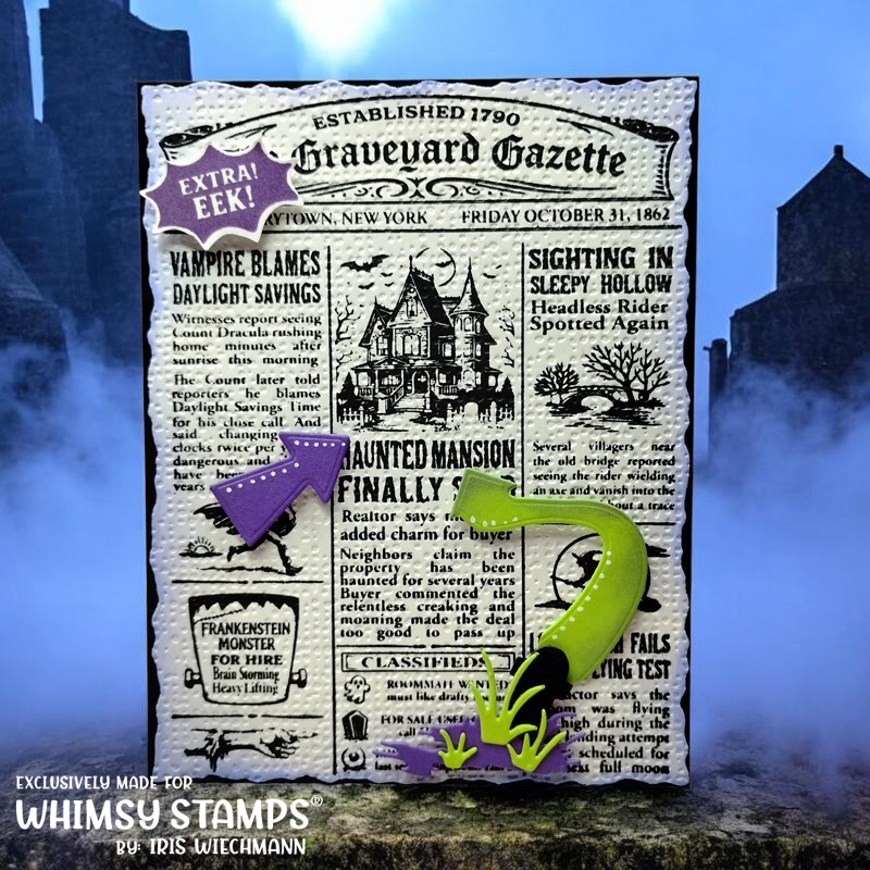 Haunted Herald Clear Stamps