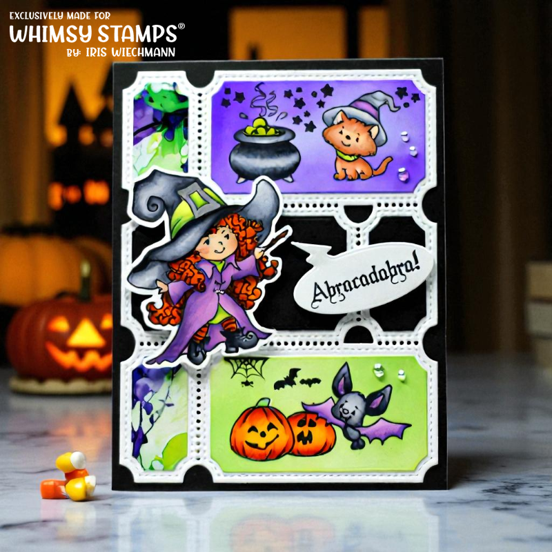 *NEW Halloween Tricks Clear Stamps - Whimsy Stamps