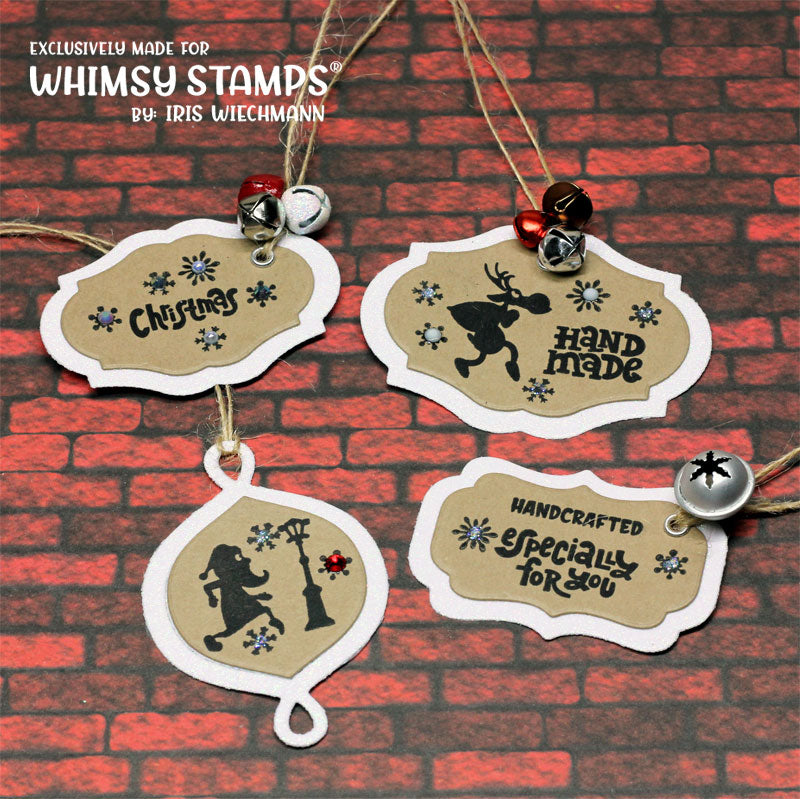 **NEW Handmade Christmas Clear Stamps - Whimsy Stamps