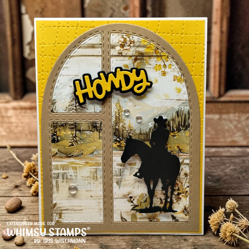 *NEW Range Riders Die Set - Whimsy Stamps