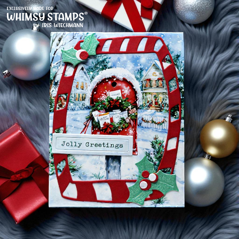 *NEW Quick Card Fronts - Merry Mail - Whimsy Stamps