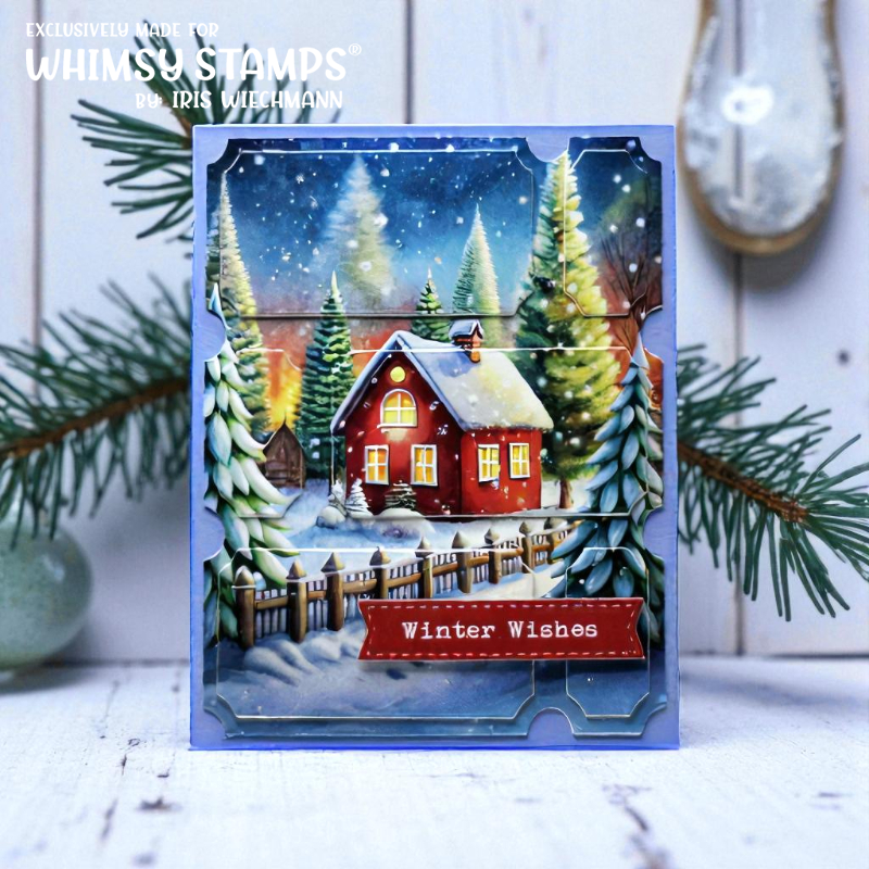 *NEW Quick Card Fronts - Merry Mail - Whimsy Stamps