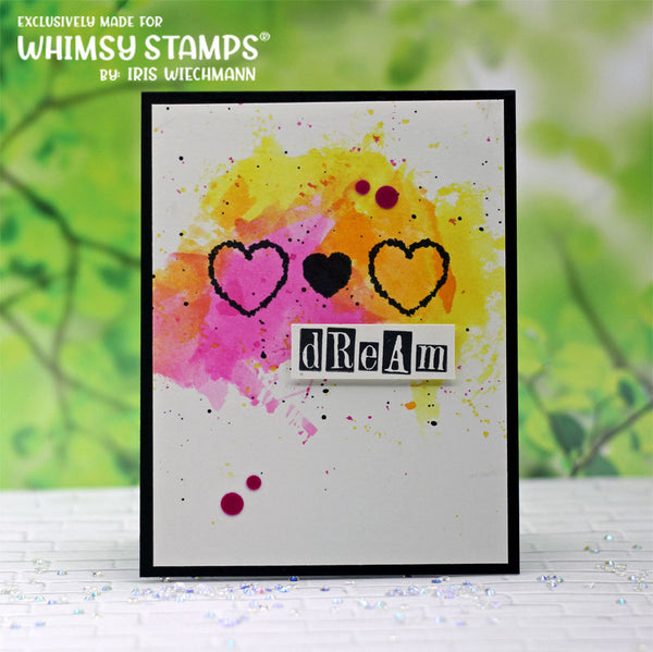 **NEW Mixed Media Bits Clear Stamps - Whimsy Stamps