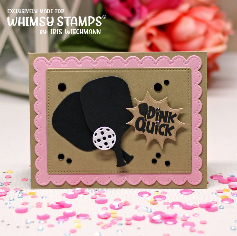 **NEW Mix and Match Scallop Rectangles Die Set - Whimsy Stamps