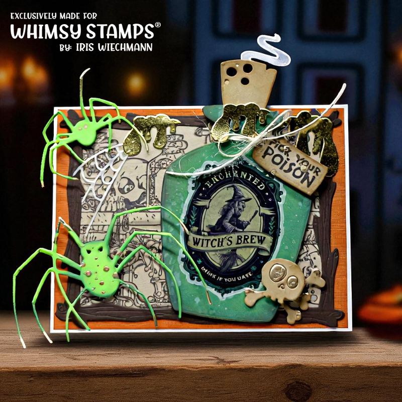 *NEW  Pick Your Poison Clear Stamps - Whimsy Stamps