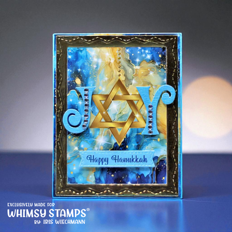 *NEW Quick Card Fronts - Hanukkah - Whimsy Stamps