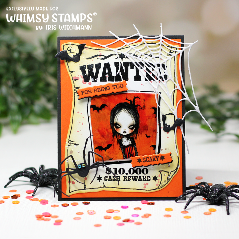 Wanted Poster Clear Stamps - Whimsy Stamps
