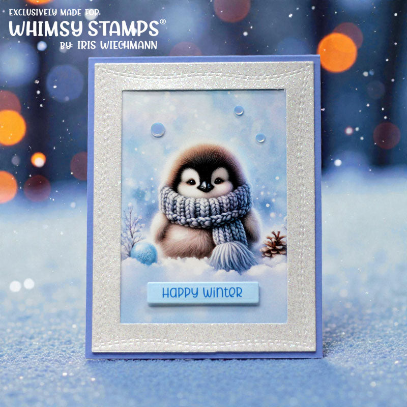 *NEW Quick Card Fronts - Chilly Penguins