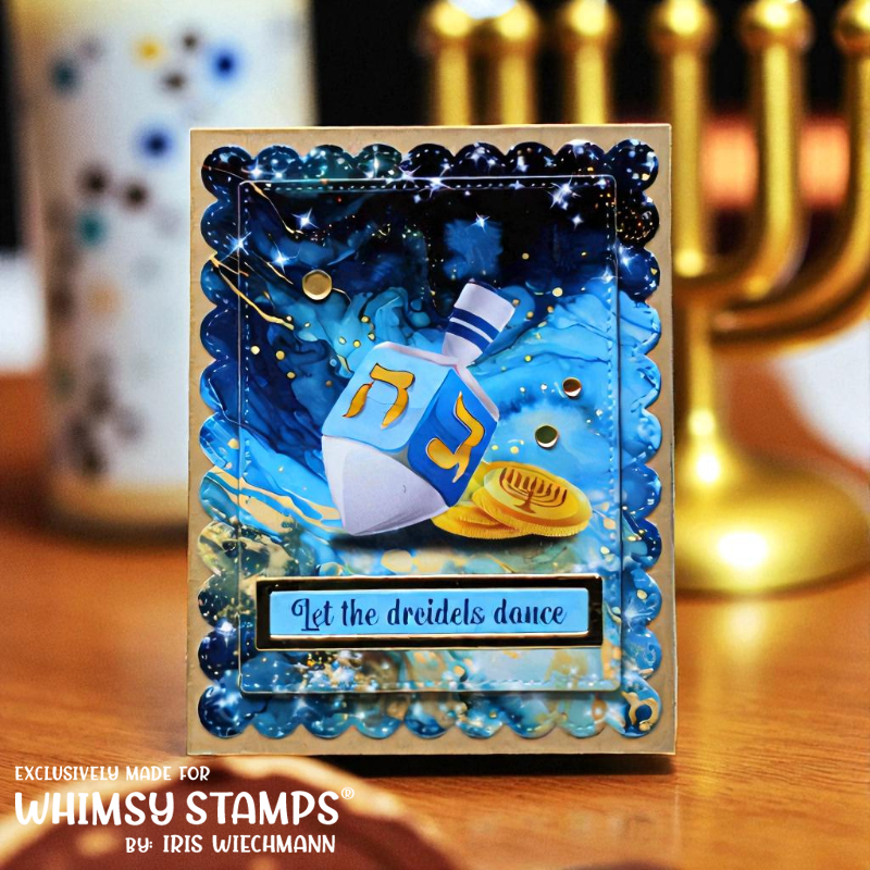 *NEW Quick Card Fronts - Hanukkah - Whimsy Stamps