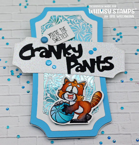 **NEW Cranky Pants Word Die - Whimsy Stamps