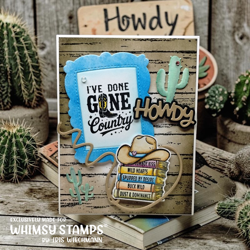 *NEW Cowboy Obsession Clear Stamps - Whimsy Stamps