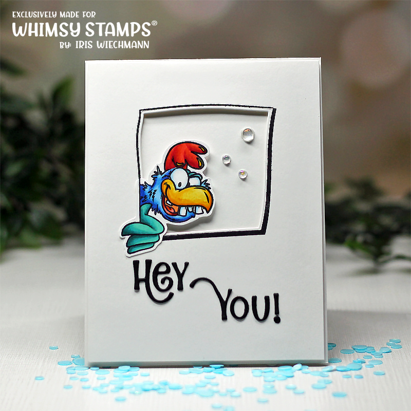Rowdy Rooster Clear Stamps - Whimsy Stamps