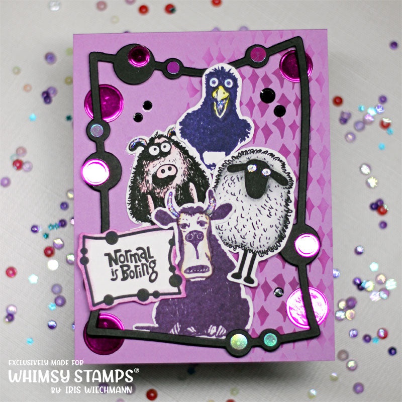 **NEW Handmade Weirdo Clear Stamps - Whimsy Stamps