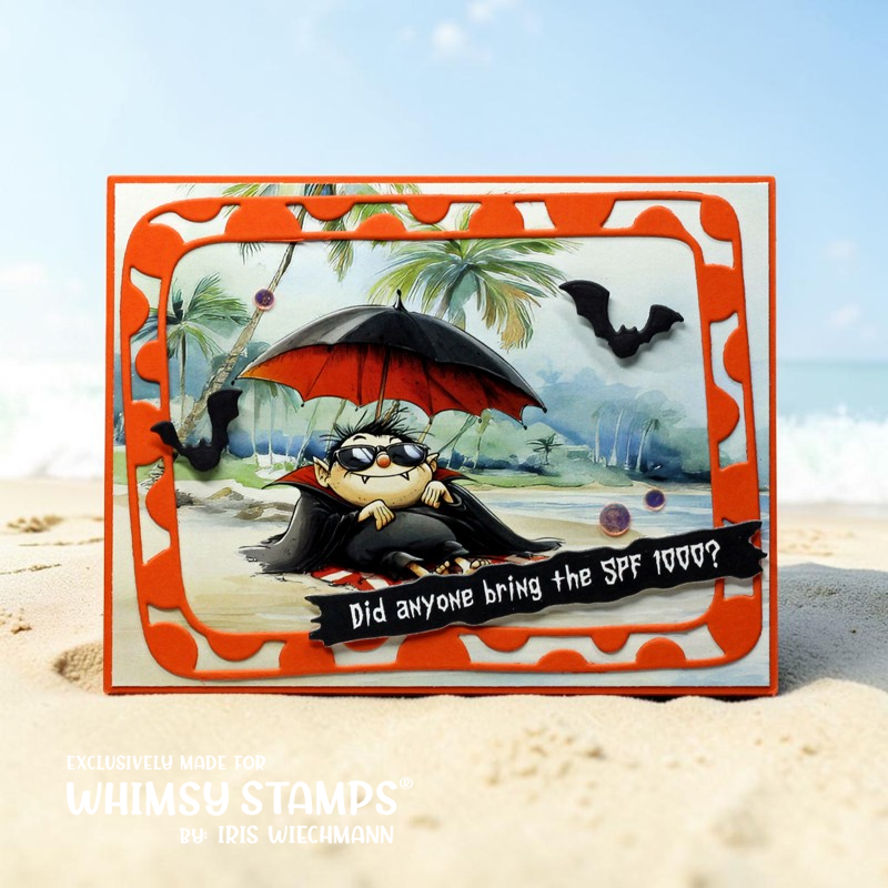 Quick Card Fronts - Summerween - Whimsy Stamps