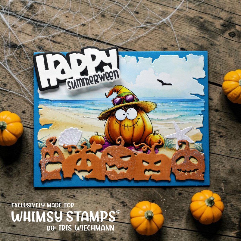 Quick Card Fronts - Summerween - Whimsy Stamps