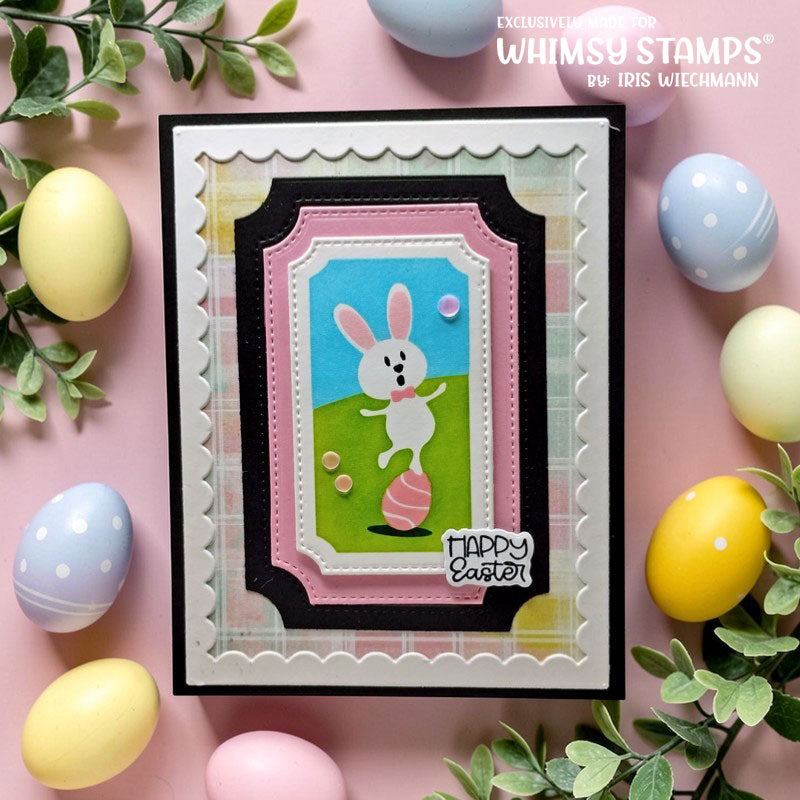 *NEW Terrific Tickets Bunnies Layering Stencil - Whimsy Stamps