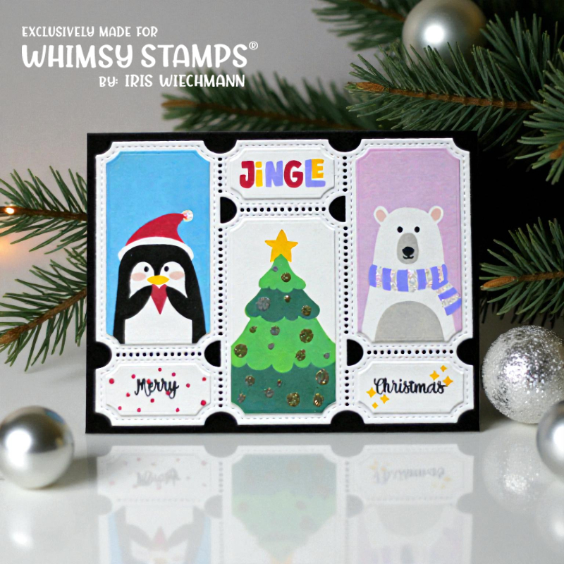 Terrific Tickets Die - Whimsy Stamps