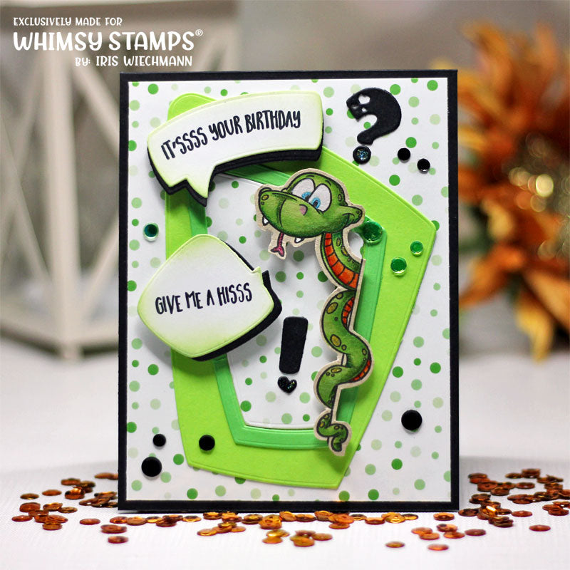 Sassy Snakes Clear Stamps - Whimsy Stamps