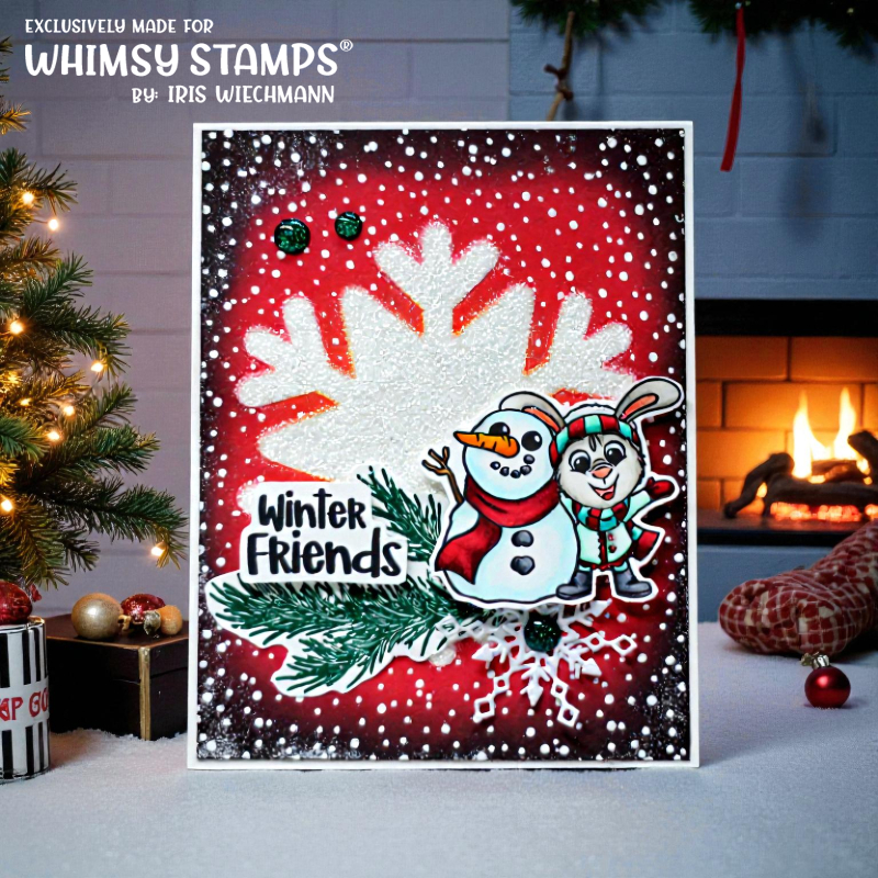 It's a Snowflake Mask Stencil