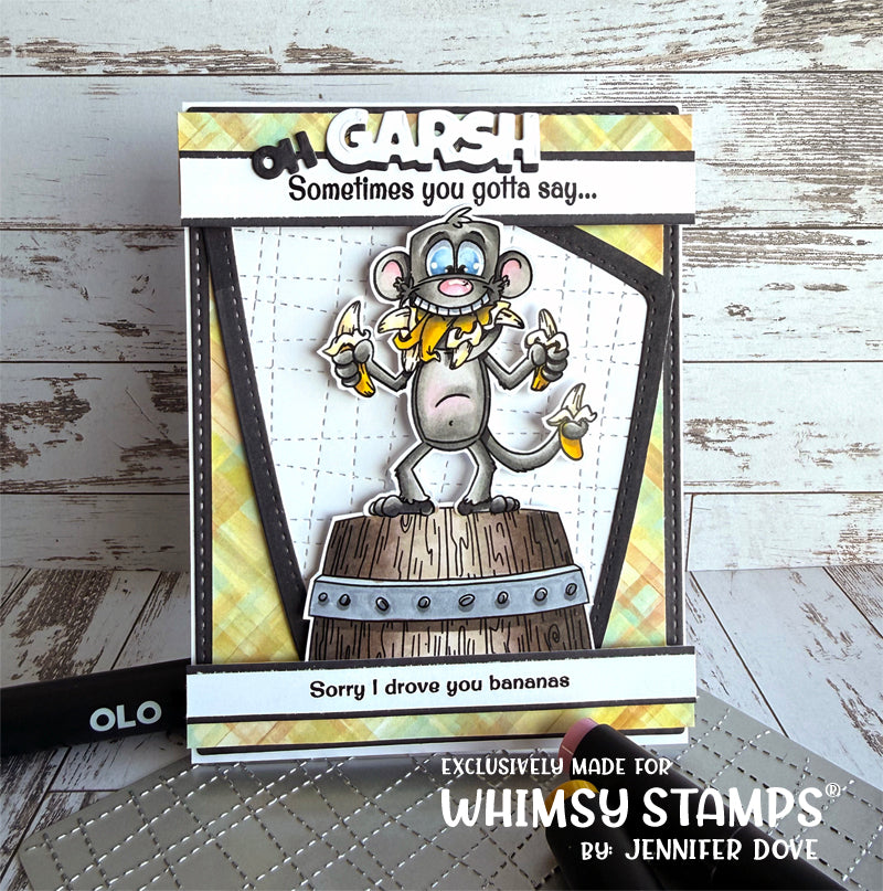 Banana Bunch Clear Stamps - Whimsy Stamps