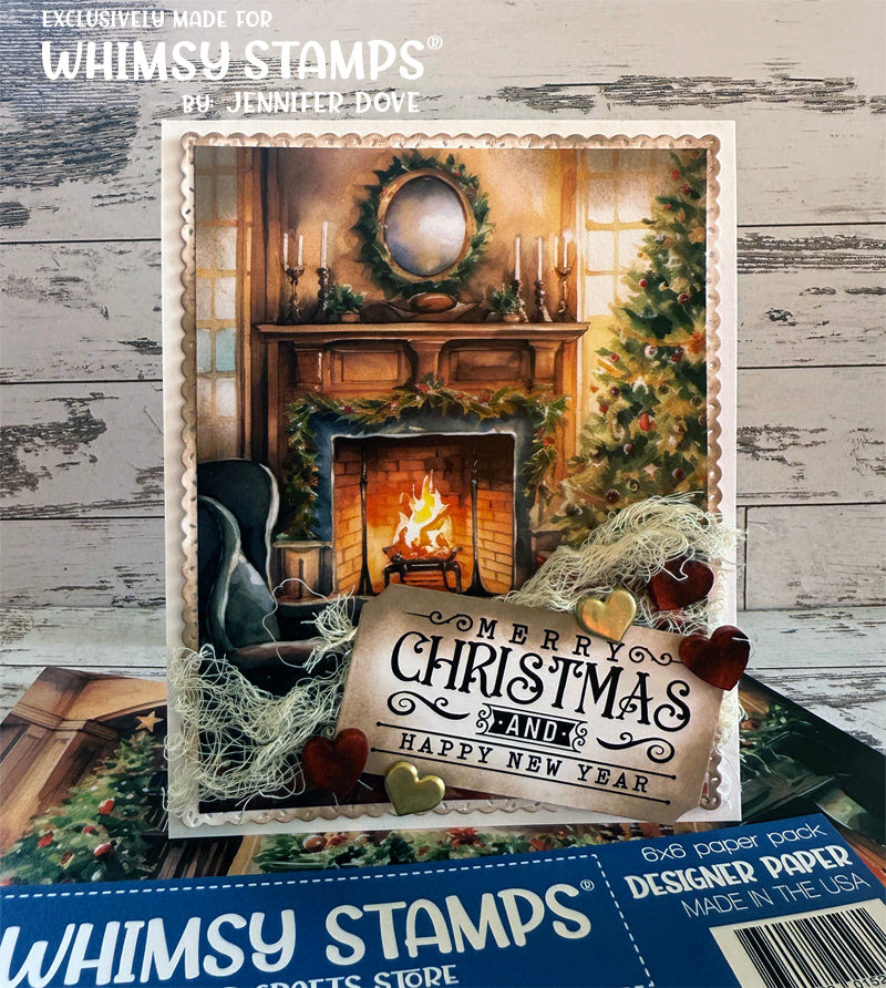 6x6 Paper Pack - Cozy Hearth - Whimsy Stamps