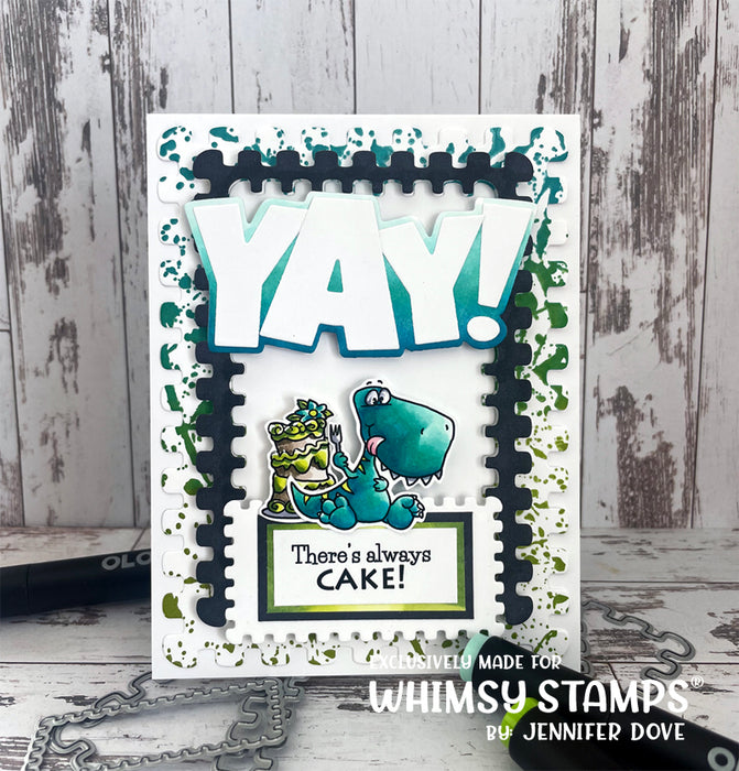 **NEW Dino Mighties Clear Stamps - Whimsy Stamps
