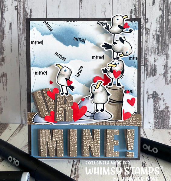 *NEW Gullibles Clear Stamps - Whimsy Stamps