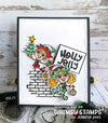 Mixed Media Bits Clear Stamps - Whimsy Stamps