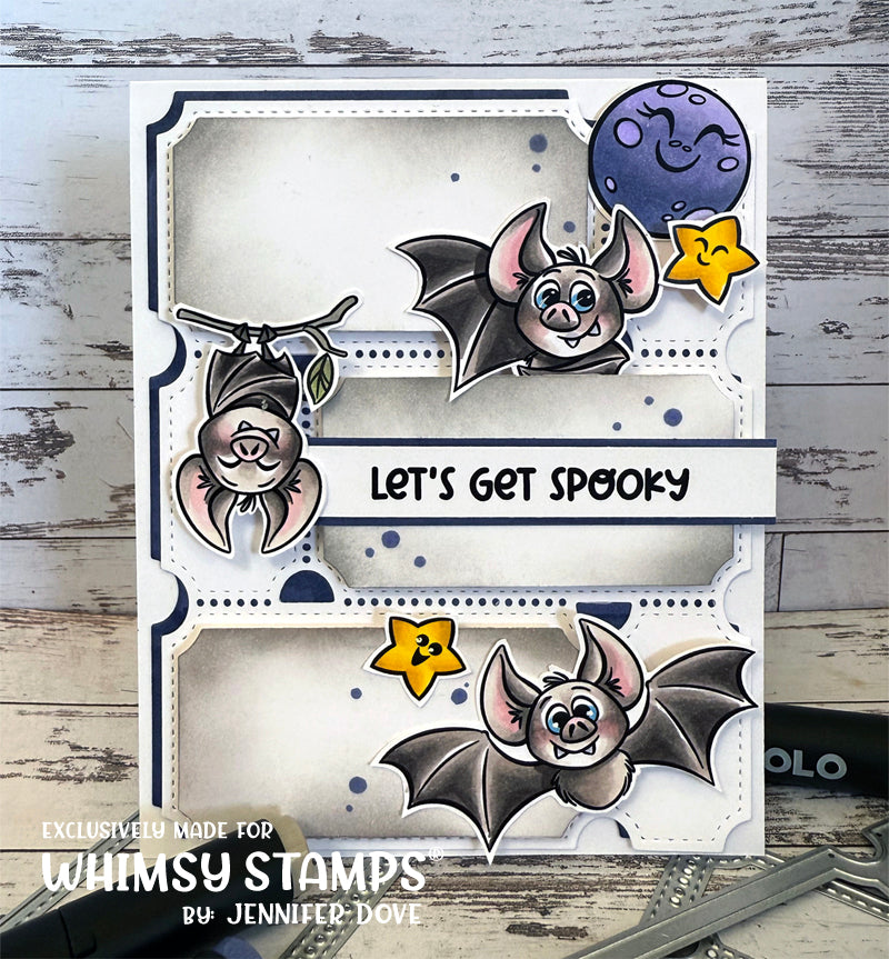 *NEW Let's Get Spooky Clear Stamps - Whimsy Stamps