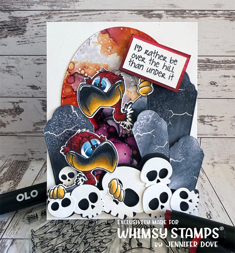 Old Buzzard Clear Stamps - Whimsy Stamps