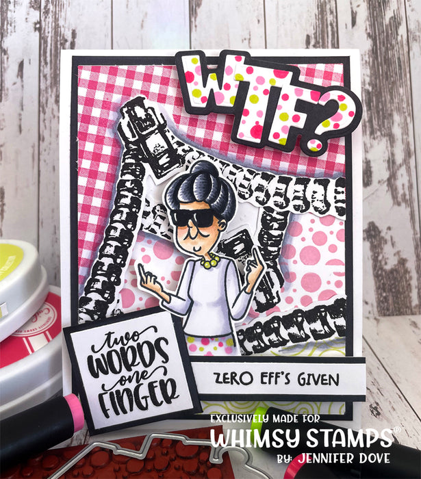 **NEW Old Fartness Clear Stamps - Whimsy Stamps