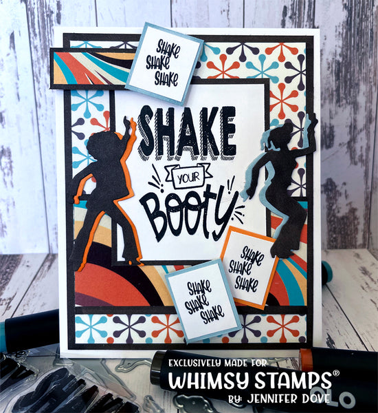 **NEW Retro Dancers Die Set - Whimsy Stamps