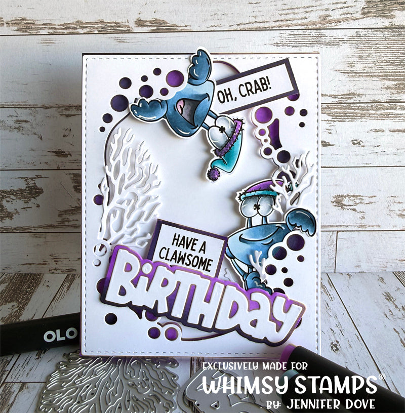 Santa Claws Clear Stamps - Whimsy Stamps