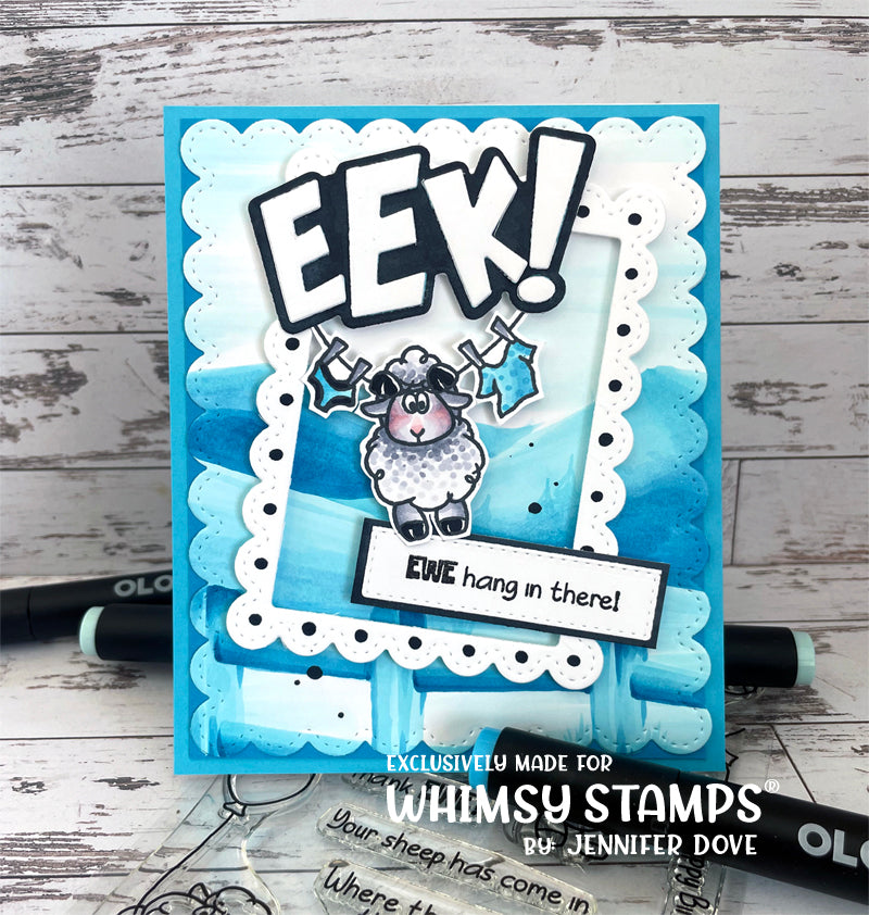 **NEW Sheepish Moments Clear Stamps - Whimsy Stamps