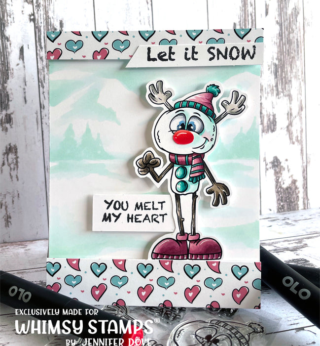 *NEW Snowman Clear Stamps