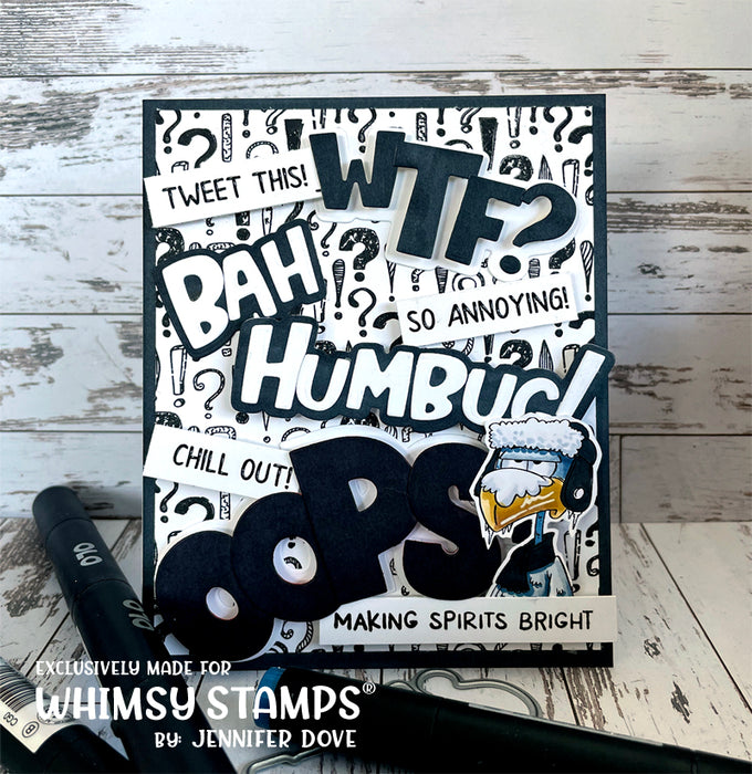 So Annoying Clear Stamps - Whimsy Stamps