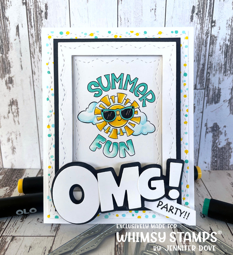 **NEW Sweet Summer Fun Clear Stamps - Whimsy Stamps