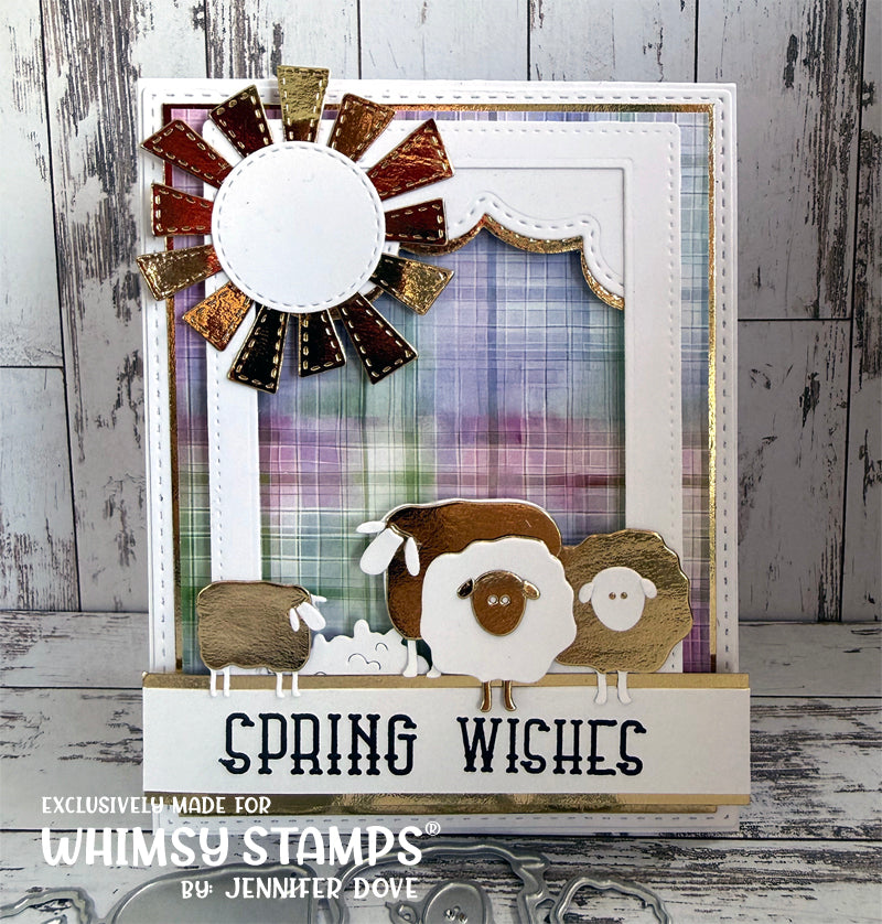 *NEW Cross Stitch Spring Clear Stamps - Whimsy Stamps