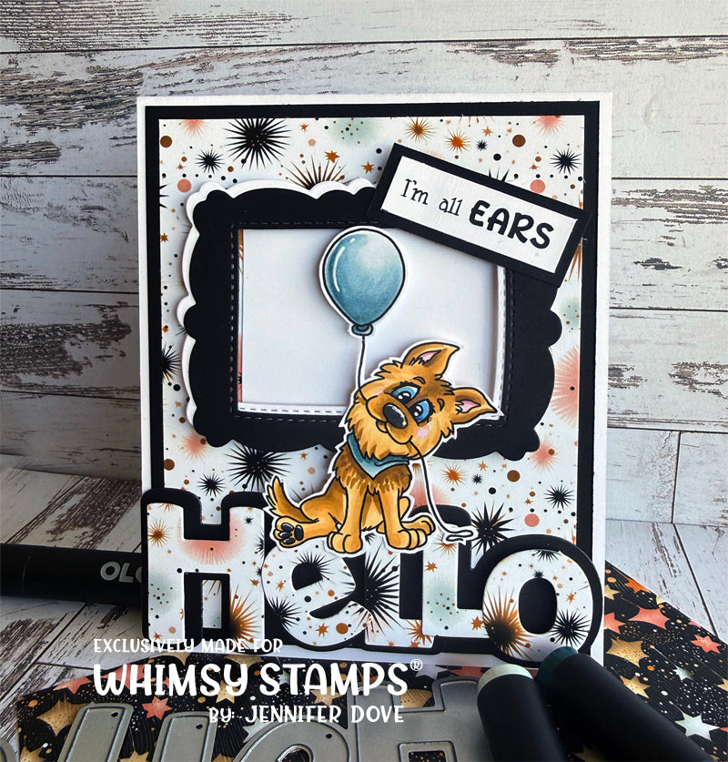 *NEW Doggone Birthdays Clear Stamps - Whimsy Stamps