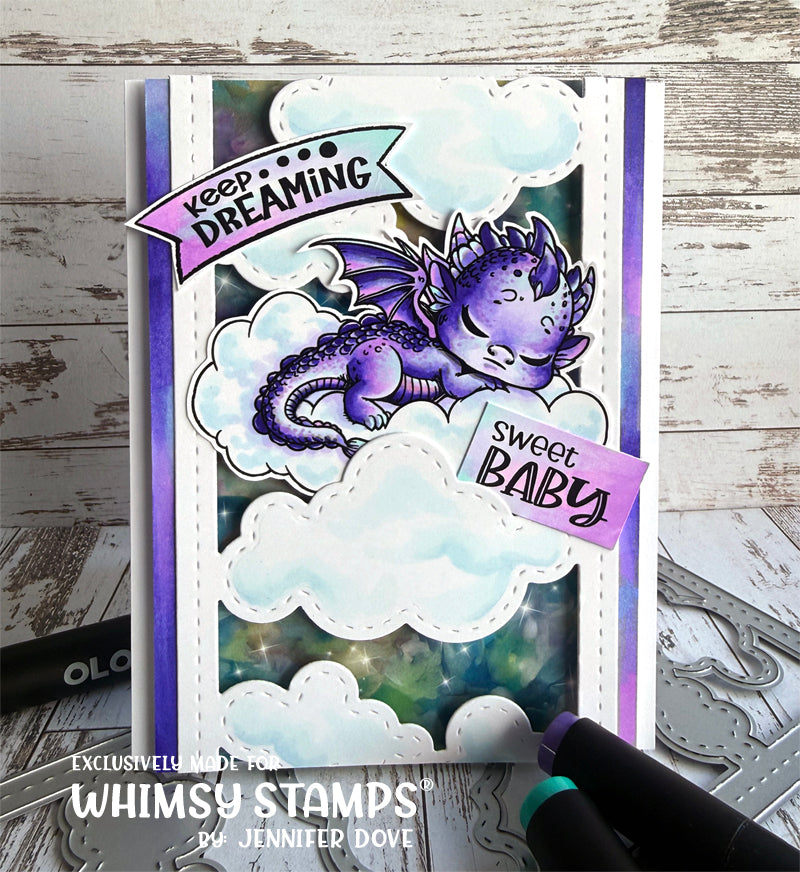 *NEW Dragon Baby Clear Stamps - Whimsy Stamps