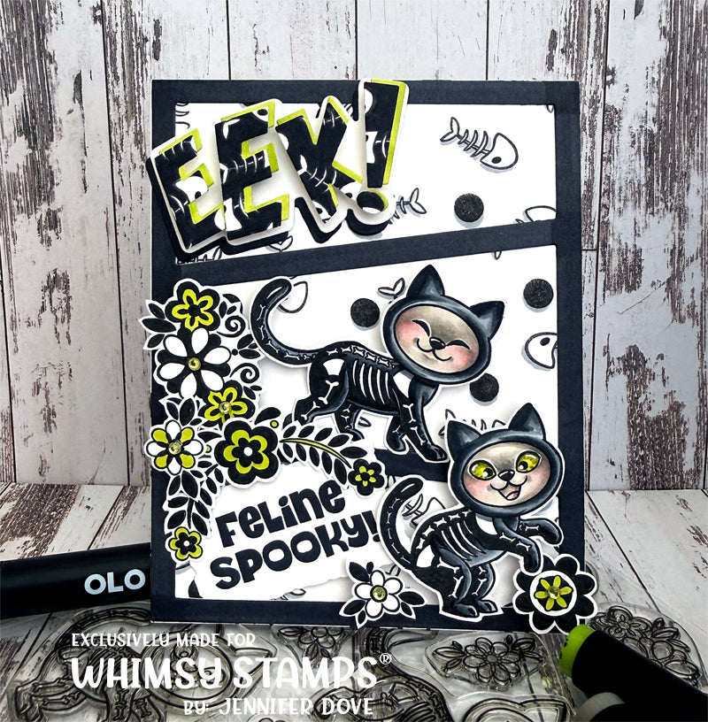 Feline Spooky Clear Stamps