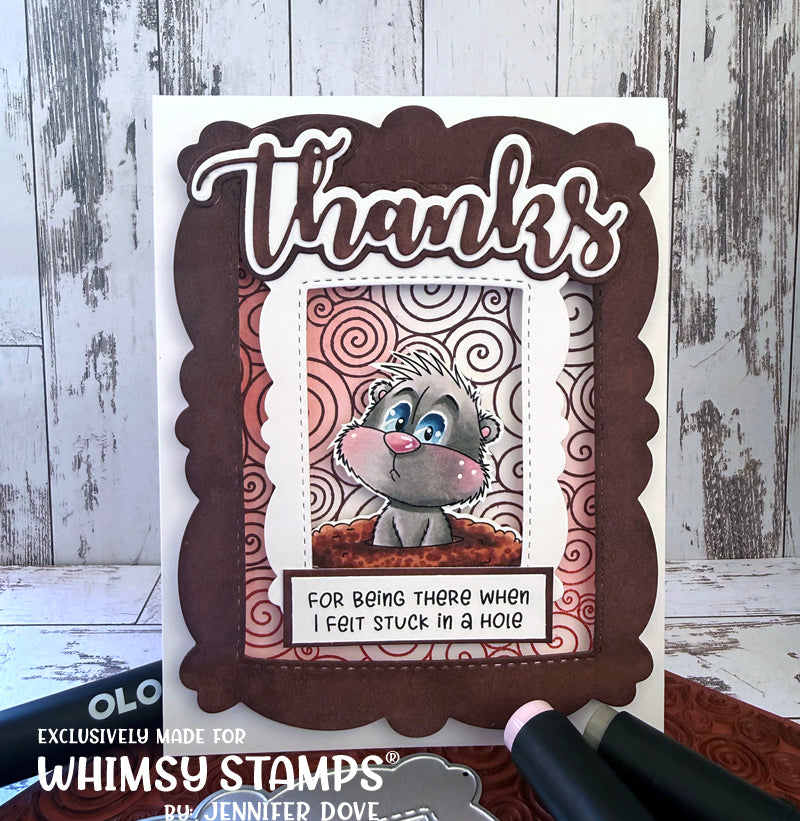 Gopher It! Clear Stamps - Whimsy Stamps